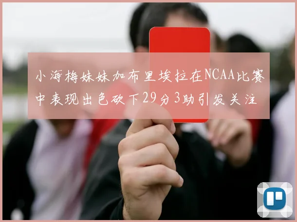 小海梅妹妹加布里埃拉在NCAA比赛中表现出色砍下29分3助引发关注