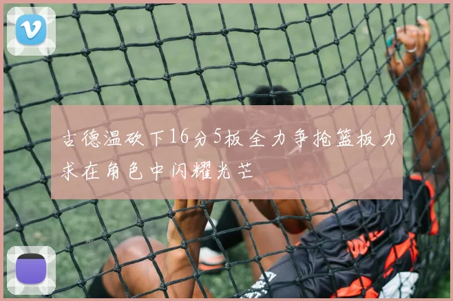 古德温砍下16分5板全力争抢篮板力求在角色中闪耀光芒