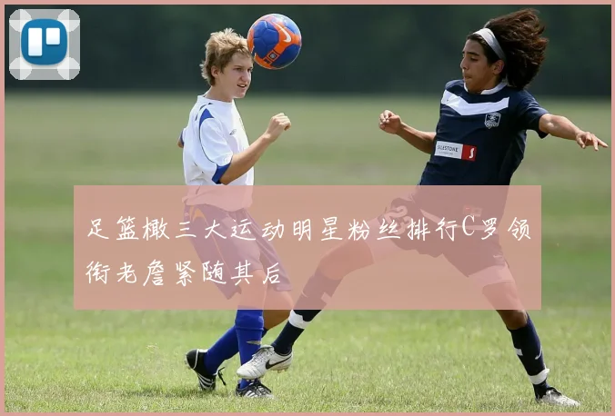 足篮橄三大运动明星粉丝排行C罗领衔老詹紧随其后
